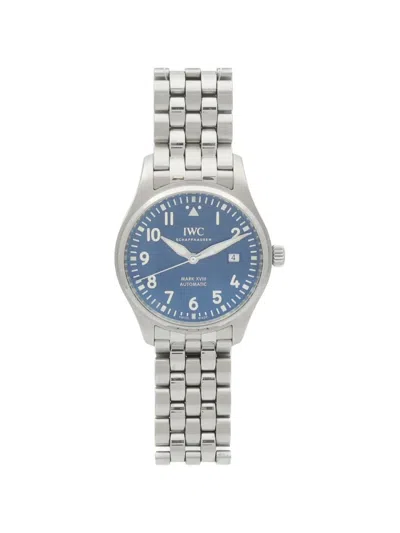 Pre-owned Iwc Schaffhausen Pilot's Mark Xviii Edition Le Petit Prince 40mm Watch In Blue
