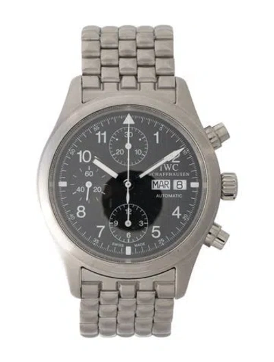 Pre-owned Iwc Schaffhausen Pilot's Watch Chronograph, 39mm In Multi