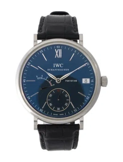 Pre-owned Iwc Schaffhausen Portofino Hand-wound Eight Days Watch In Multi