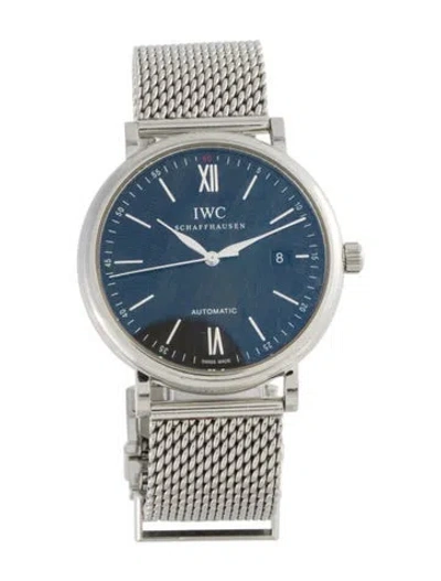 Pre-owned Iwc Schaffhausen Portofino Watch, 40mm In Multi
