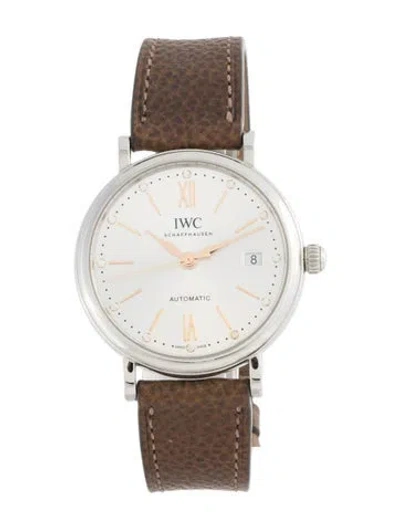 Pre-owned Iwc Schaffhausen Portofino Watch In Multi