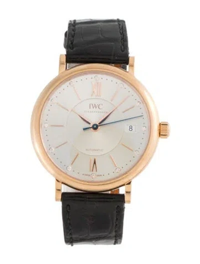 Pre-owned Iwc Schaffhausen Portofino Watch In Multi