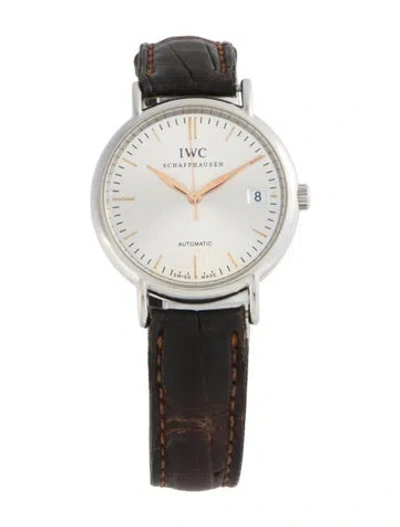 Pre-owned Iwc Schaffhausen Portofino Watch In Multi