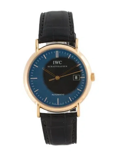 Pre-owned Iwc Schaffhausen Portofino Watch In Multi