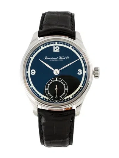 Pre-owned Iwc Schaffhausen Portugieser Hand-wound Eight Days Edition “75th Anniversary” Watch In Multicolor