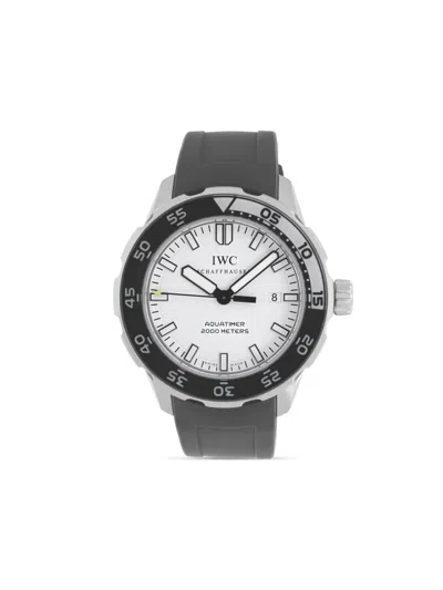 Pre-owned Iwc Schaffhausen  Aquatimer 44mm In White