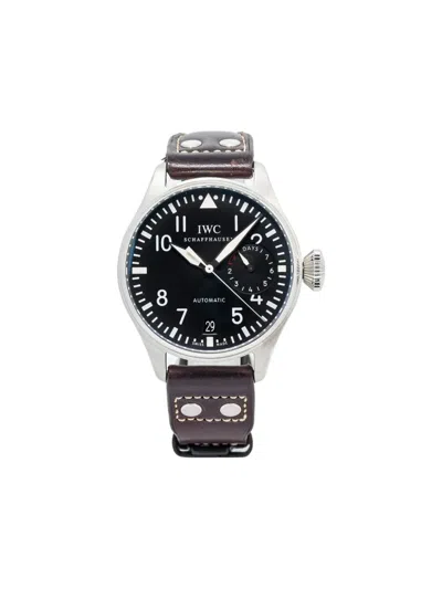 Pre-owned Iwc Schaffhausen  Big Pilot 44mm In Black