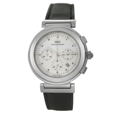 Iwc Schaffhausen  Iwc Da Vinci Chronograph Quartz White Dial Unisex Watch Iw3728 In Black / White