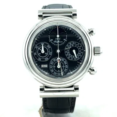 Iwc Schaffhausen  Iwc Da Vinci Perpetual Chronograph Automatic Black Dial Men's Watch Iw375030