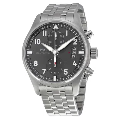 Iwc Schaffhausen  Iwc Pilot Chronograph Automatic Men's Watch Iw387804 In Metallic