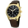 IWC SCHAFFHAUSEN PRE-OWNED IWC PILOT CHRONOGRAPH AUTOMATIC BLACK DIAL MEN'S WATCH IW371713