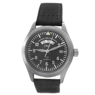 Iwc Schaffhausen  Iwc Pilot Utc Automatic Black Dial Men's Watch Iw325100
