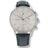 IWC SCHAFFHAUSEN PRE-OWNED IWC PORTUGIESER CHRONOGRAPH AUTOMATIC SILVER DIAL MEN'S WATCH 371410