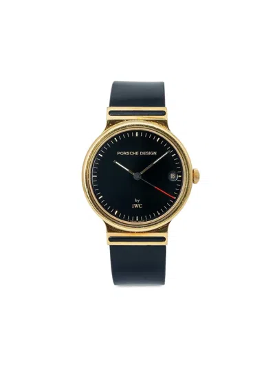 Pre-owned Iwc Schaffhausen  Porsche Design 32mm In Black