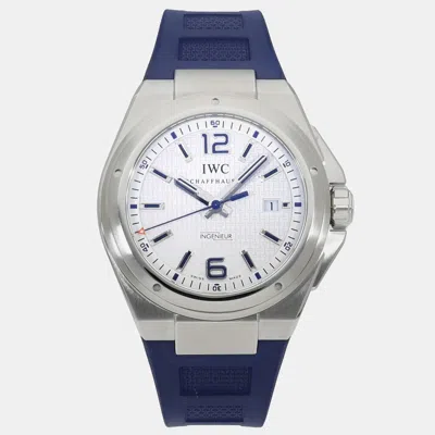 Pre-owned Iwc Schaffhausen Silver Stainless Steel Ingenieur Iw323608 Men's Wristwatch 46mm