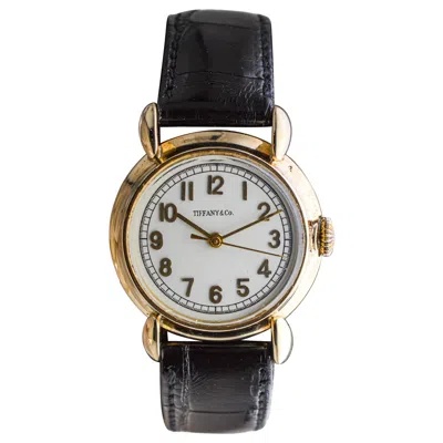 Pre-owned Iwc Schaffhausen Tiffany & Co. By Schaffhausen International Watch Company Art Deco Watch, 1949 In Multi