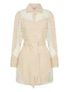 Ixiah Lace-embroidered Mini Dress In Multi