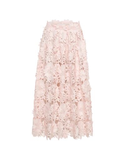 Ixiah Pompom Skirt In Pink