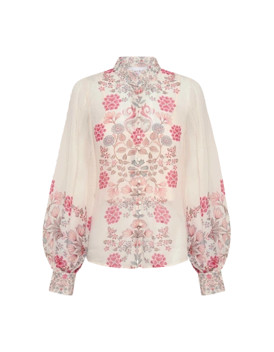 Ixiah Rosa Blouse In Pink