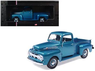 Ixo 1952 Ford F1 Pickup Truck Blue Metallic 1/24 Diecast Model By  Models