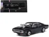 Ixo 1970 Dodge Charger With Blown Engine Black 1/43 Diecast Model By  Models In Black