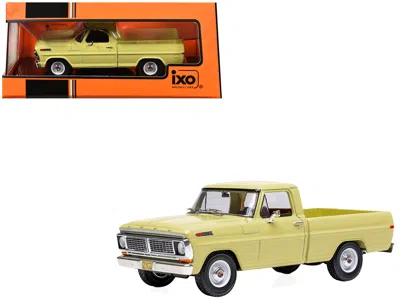 Ixo 1970 Ford F-100 Pickup Truck Yellow 1/43 Diecast Model By  Models