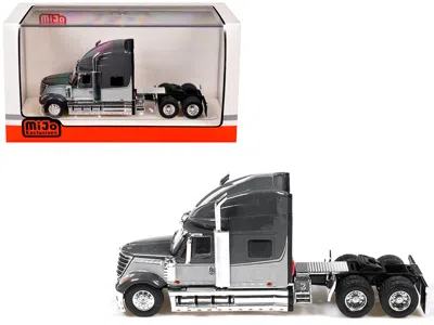 Ixo 2010 International Lonestar Truck Tractor Gray And Light Gray Two-tone 1/64 Diecast Model By  Mod