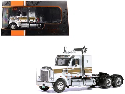 Ixo 2012 Freightliner Coronado Truck Tractor White With Gold Stripes 1/43 Diecast Model By  Models