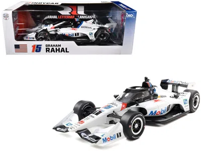 Ixo Dallara Indycar #15 Graham Rahal "mobil 1" Rahal Letterman Lanigan Racing (road Course Configuration In White