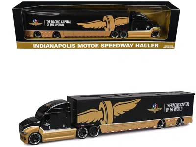 Ixo Indianapolis Motor Speedway Hauler Black And Gold 1/64 Diecast Model Car By  Models