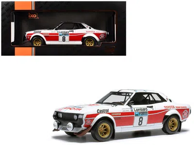 Ixo Toyota Celica 2000 Gt (ra21) #8 Hannu Mikkola - Arne Hertz 2nd Place "rac Rally" (1977) 1/18 Diecast In White