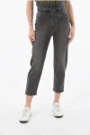 Ixos High Waist Kripton Cropped Jeans With Belt