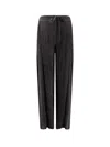 Ixos Jack Skeletron Trousers With Striped Motif In Black