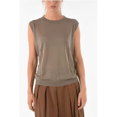 Ixos Knitted Curlin Tank Top With Ribbed Women's Hems