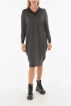 Ixos Knitted Swaps Midi Dress With V Neckline