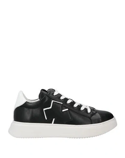 Ixos Man Sneakers Black Size 9 Leather