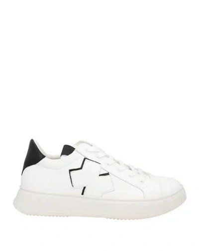 Ixos Man Sneakers White Size 9 Leather