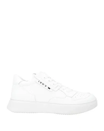 Ixos Man Sneakers White Size 9 Leather