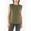 Ixos Padded Shoulder Tamarindo Relaxed Fit Top