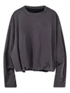 Ixos Peter Pan Modal Blend Sweatshirt In Gray