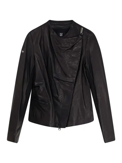 Ixos Pimpi Leather Jacket In Black