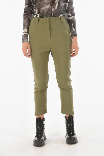 Ixos Straight Leg Giove Pants With Belt Loops In Green