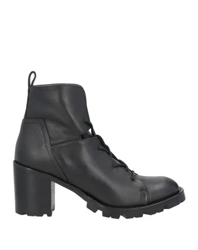 Ixos Woman Ankle Boots Black Size 11 Leather