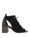 Ixos Woman Ankle Boots Black Size 5 Soft Leather In Black