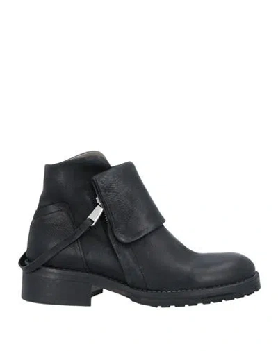 Ixos Woman Ankle Boots Black Size 5 Soft Leather
