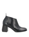 Ixos Woman Ankle Boots Black Size 11 Soft Leather In Black
