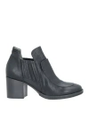 Ixos Woman Ankle Boots Black Size 6 Soft Leather In Black