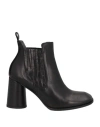 Ixos Woman Ankle Boots Black Size 9 Soft Leather In Black
