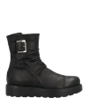 Ixos Woman Ankle Boots Black Size 7 Leather In Black