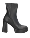 Ixos Woman Ankle Boots Black Size 7 Leather